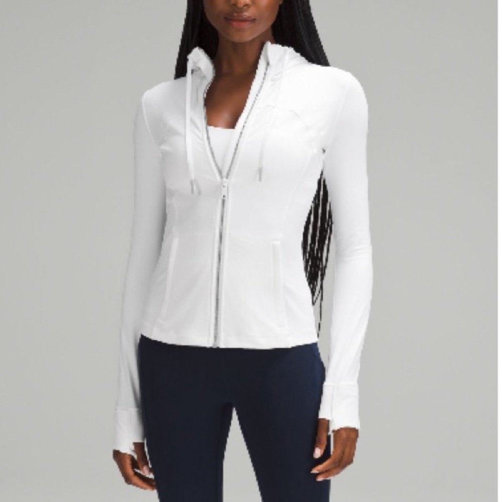 NWT White Lululemon Hooded Define Jacket